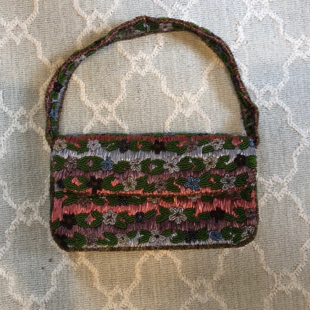 Beaded evening bag